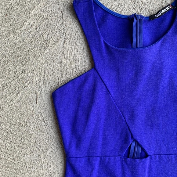 Impress - Blue Mini Dress - XS - Picture 3 of 6